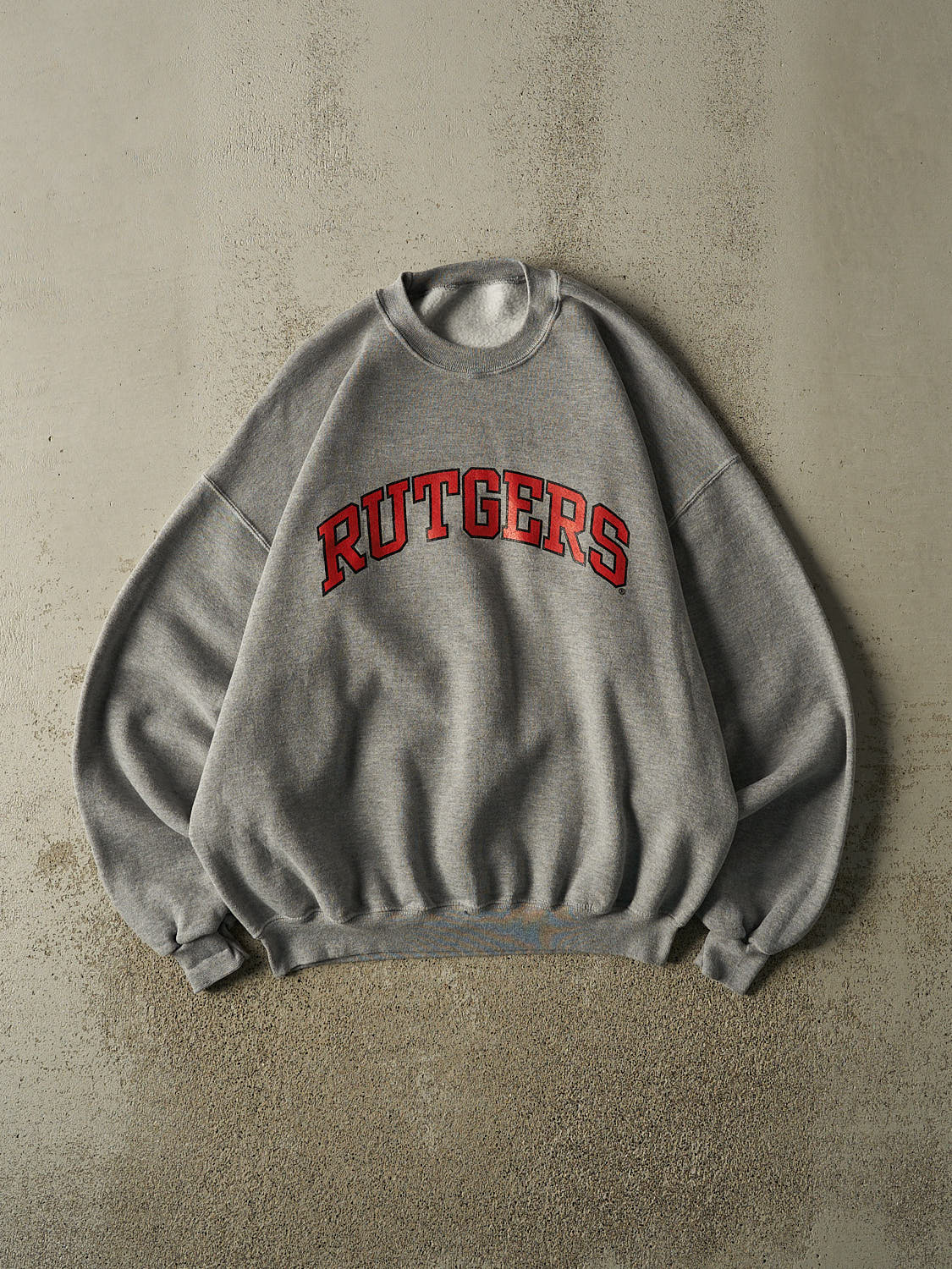 Vintage 90s Grey Rutgers University Crewneck (XL)