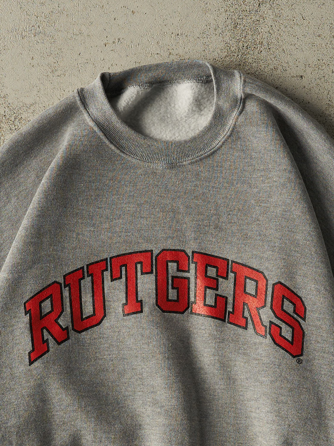 Vintage 90s Grey Rutgers University Crewneck (XL)