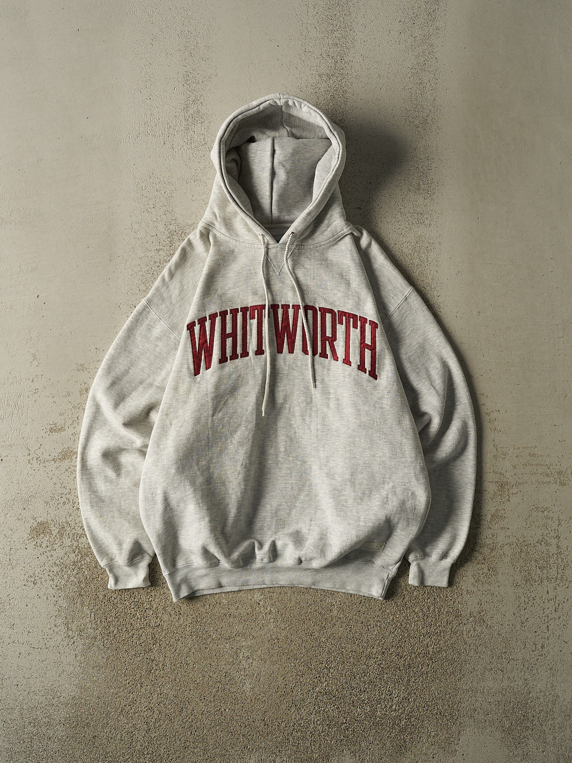 Vintage 90s Heather Grey Whitworth University Hoodie (M/L)