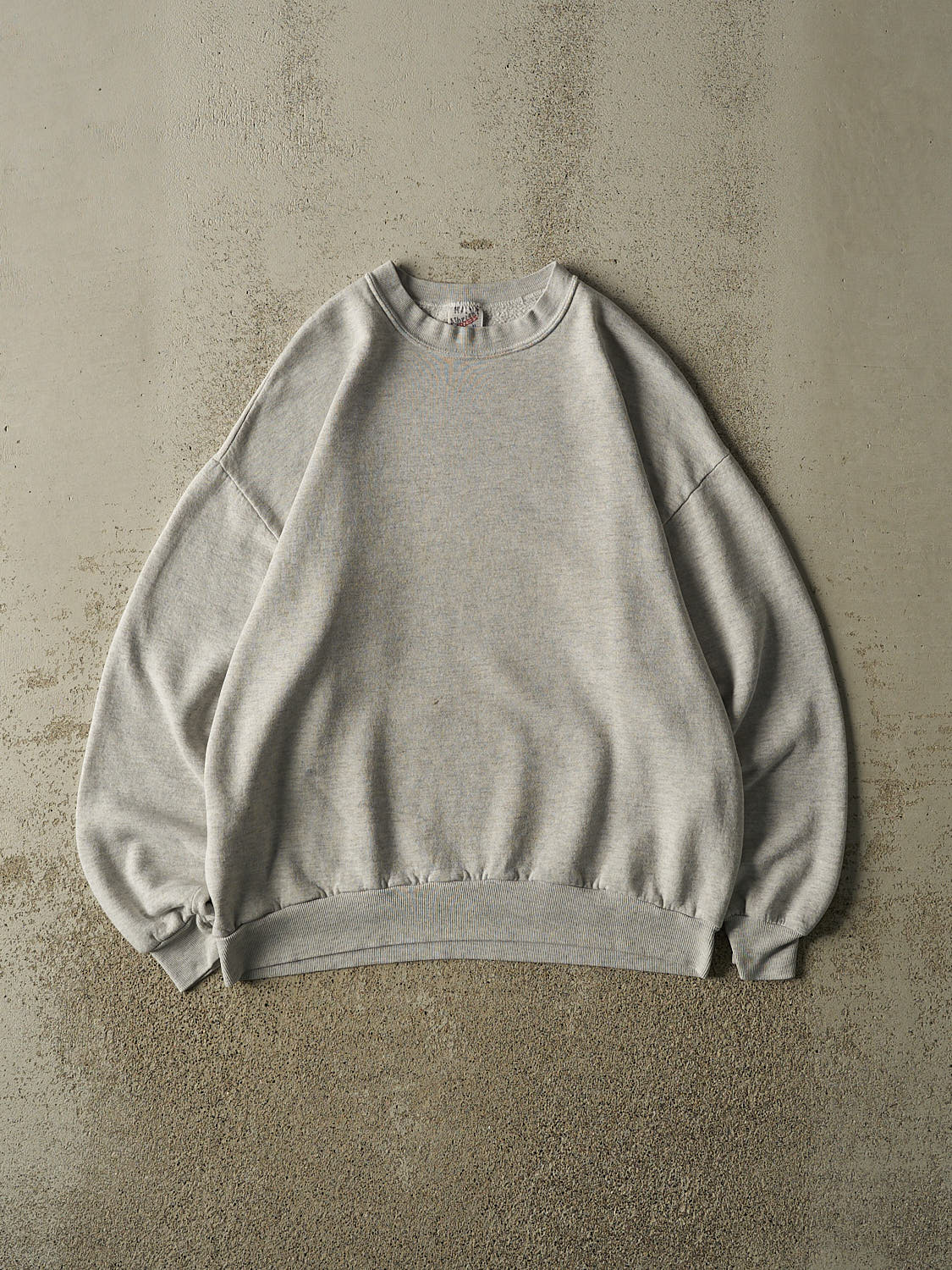 Vintage 90s Heather Grey Blank Crewneck (L)