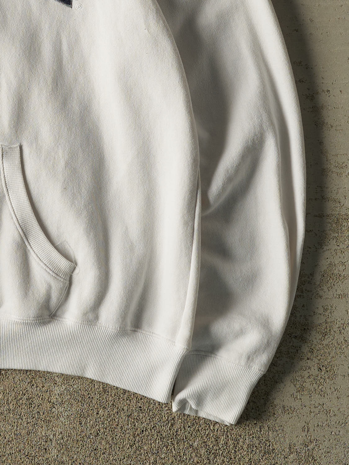 Vintage Y2K White Penn State University Embroidered Zip Up Hoodie (M/L)