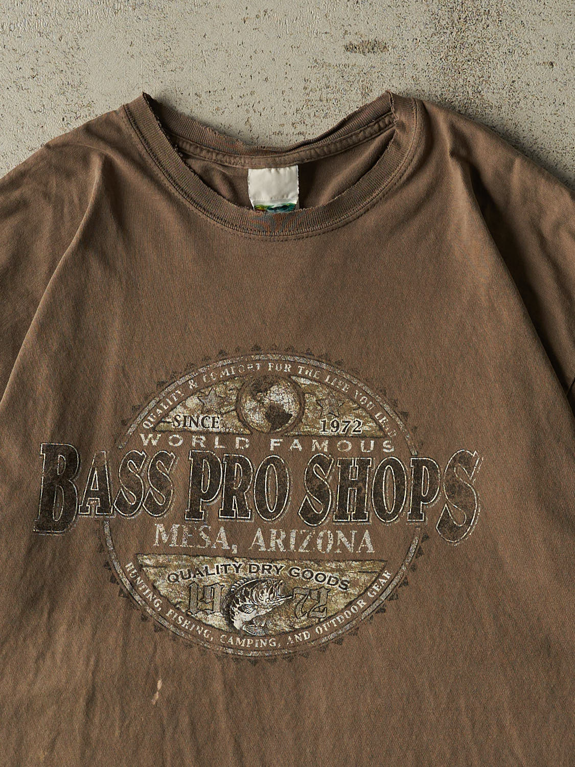 Vintage 90s Faded Green Bass Pro Shops Tee (XL)