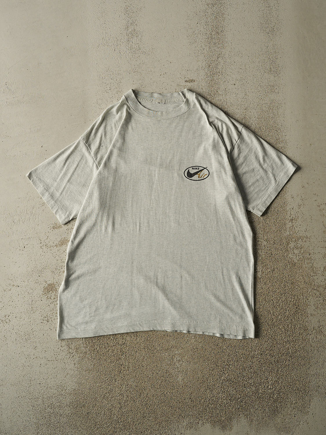 Vintage 90s Grey Nike Air Bootleg Single Stitch Tee (L/XL)