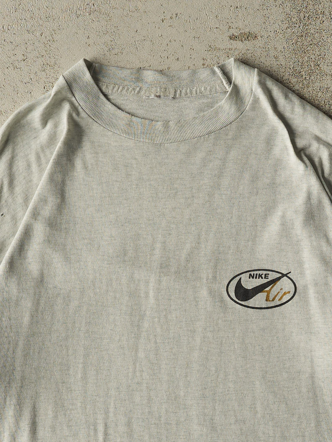 Vintage 90s Grey Nike Air Bootleg Single Stitch Tee (L/XL)