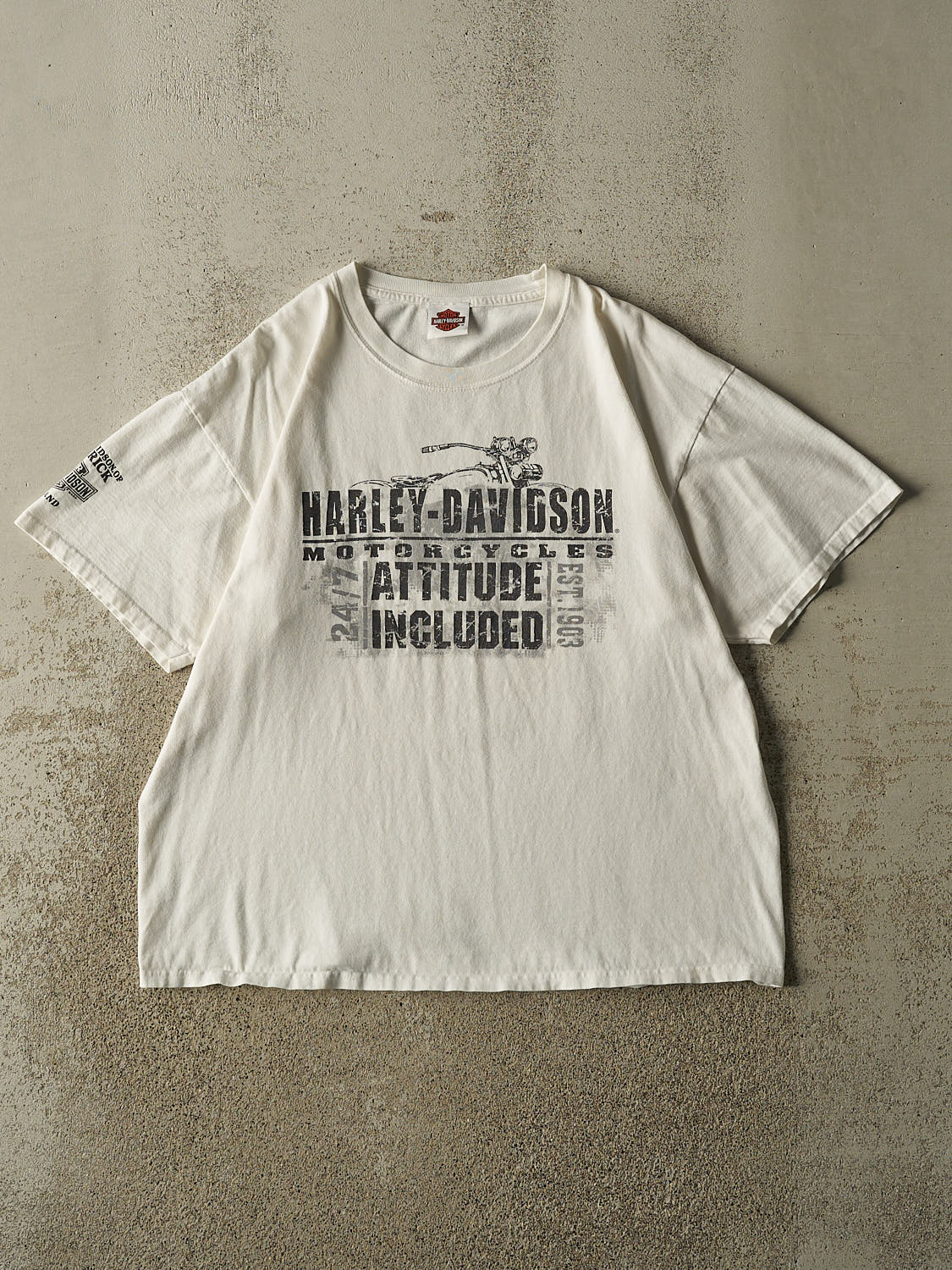 Vintage 09' White Harley Davidson Maryland Tee (M/L)