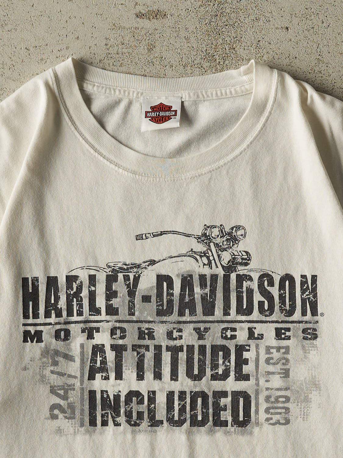 Vintage 09' White Harley Davidson Maryland Tee (M/L)