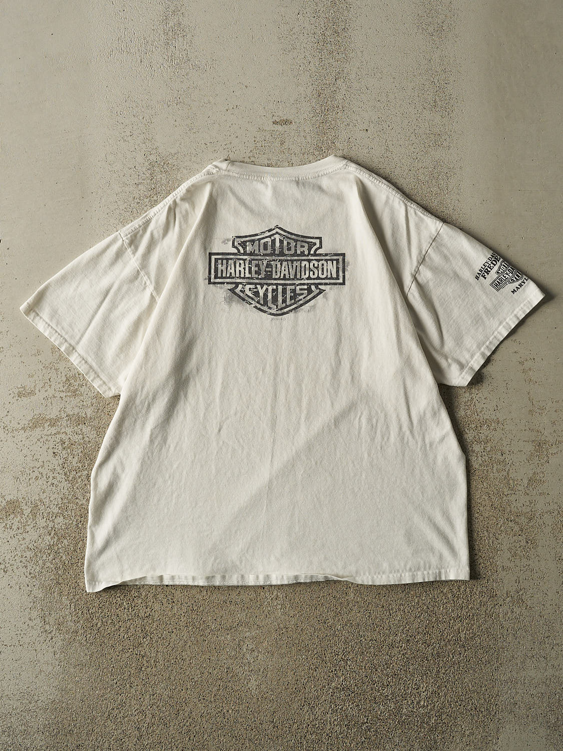 Vintage 09' White Harley Davidson Maryland Tee (M/L)