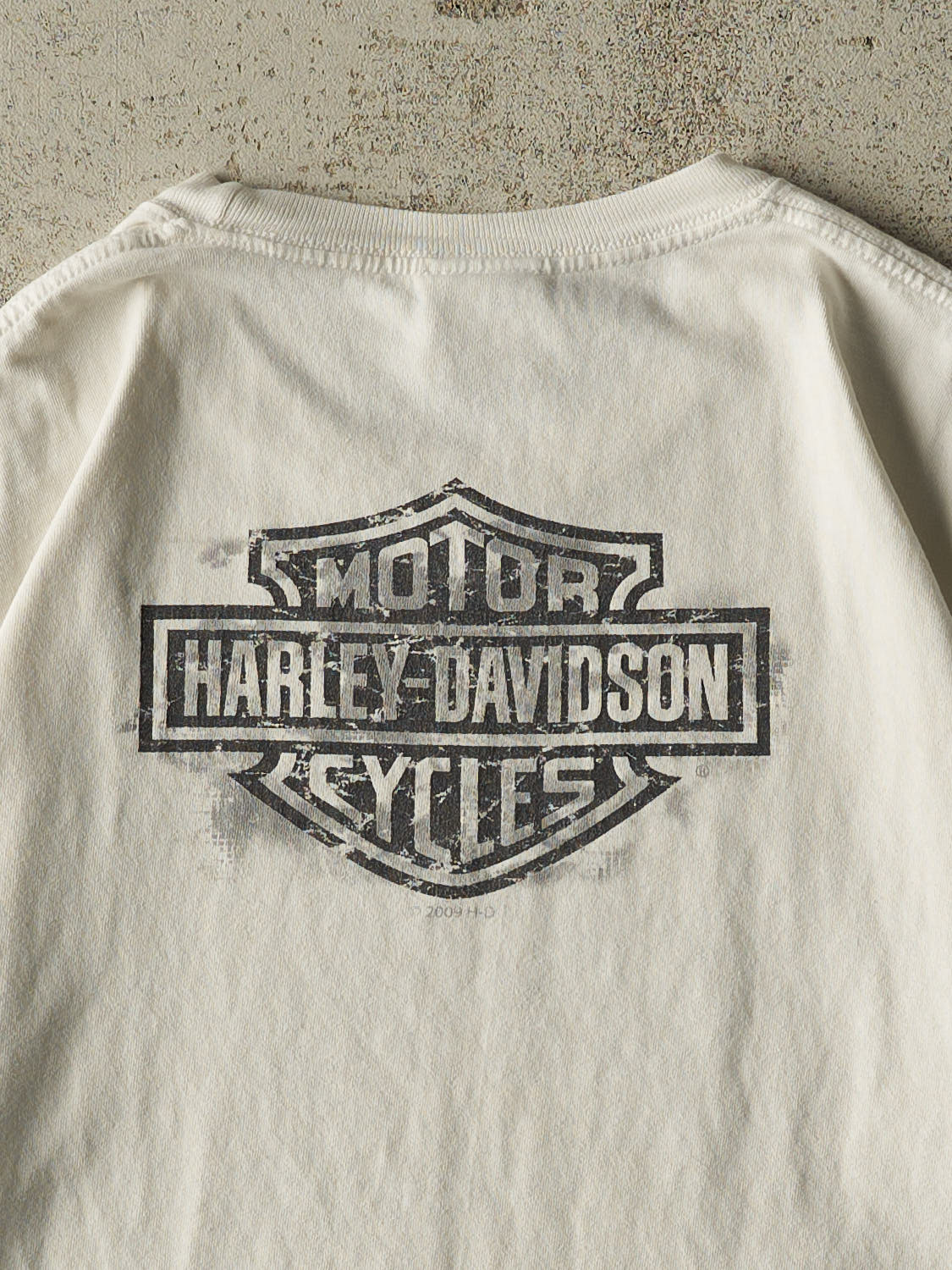 Vintage 09' White Harley Davidson Maryland Tee (M/L)