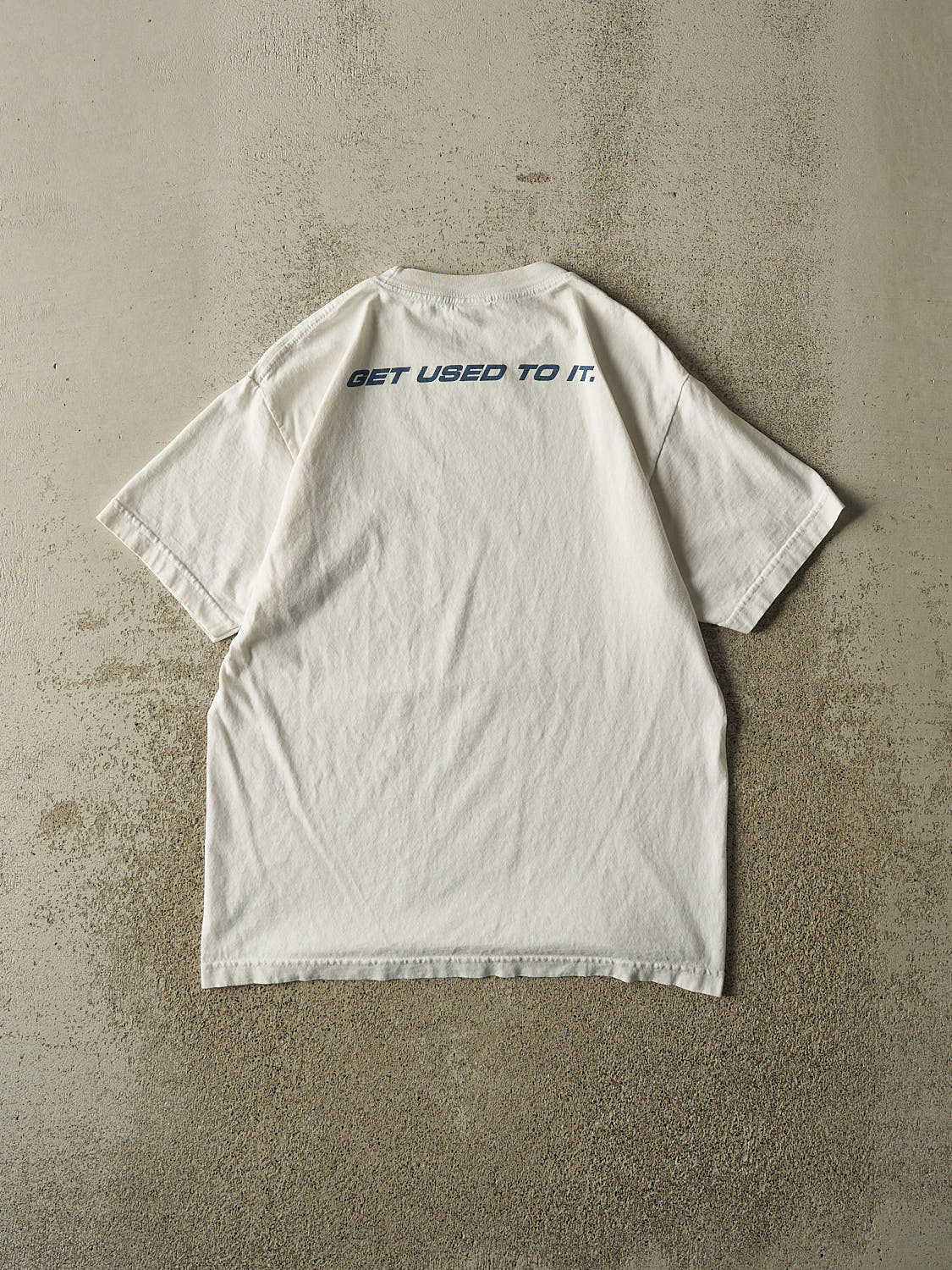 Vintage 90s White US Navy Tee (S/M)