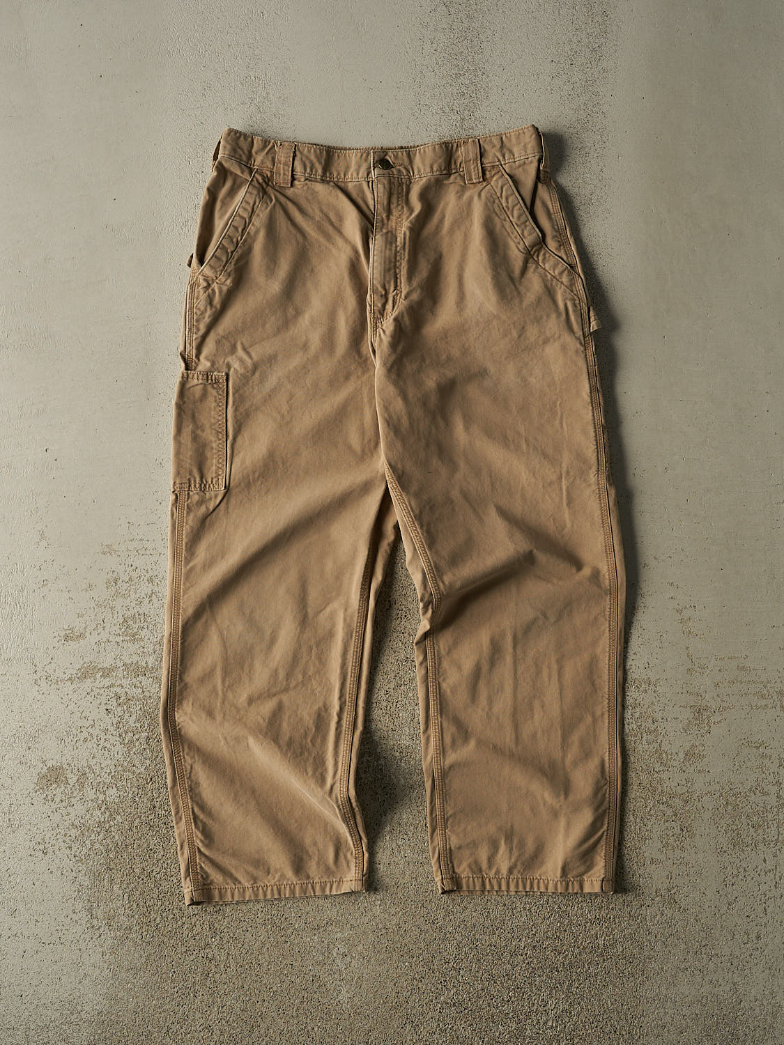Vintage Y2K Beige Carhartt Carpenter Pants (34x29)