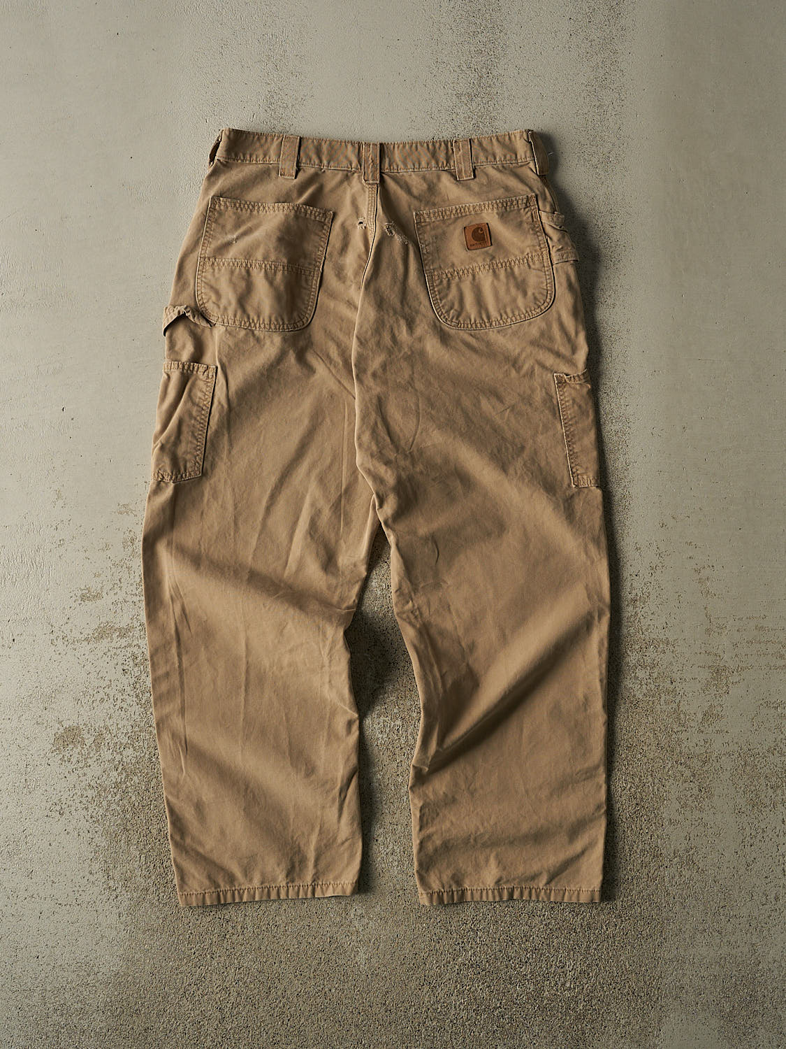 Vintage Y2K Beige Carhartt Carpenter Pants (34x29)