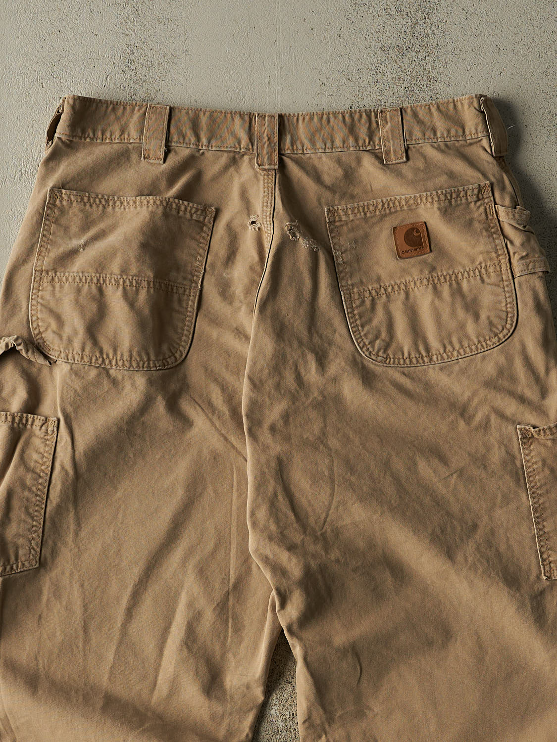Vintage Y2K Beige Carhartt Carpenter Pants (34x29)