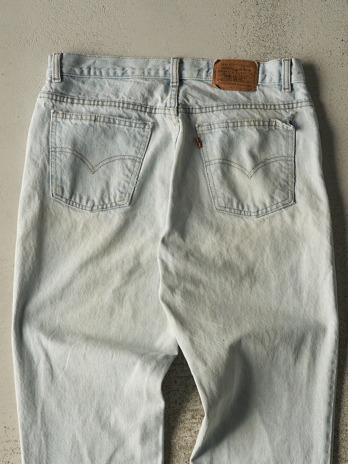 Vintage 80s Light Wash Levi's Orange Tab Jeans (33x31.5)