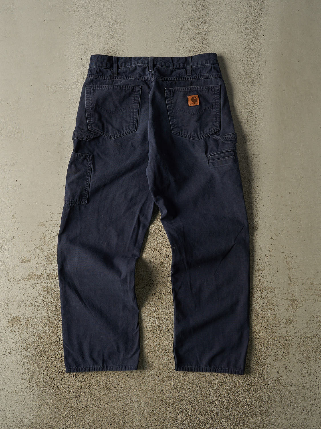 Vintage Y2K Navy Blue Carhartt Carpenter Pants (31x29)