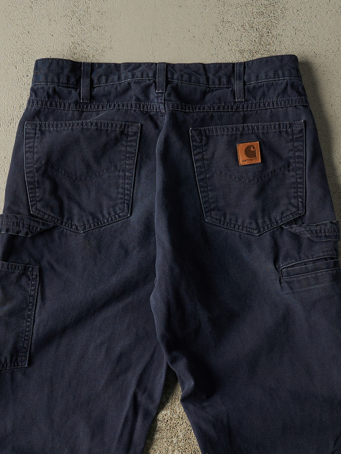 Vintage Y2K Navy Blue Carhartt Carpenter Pants (31x29)
