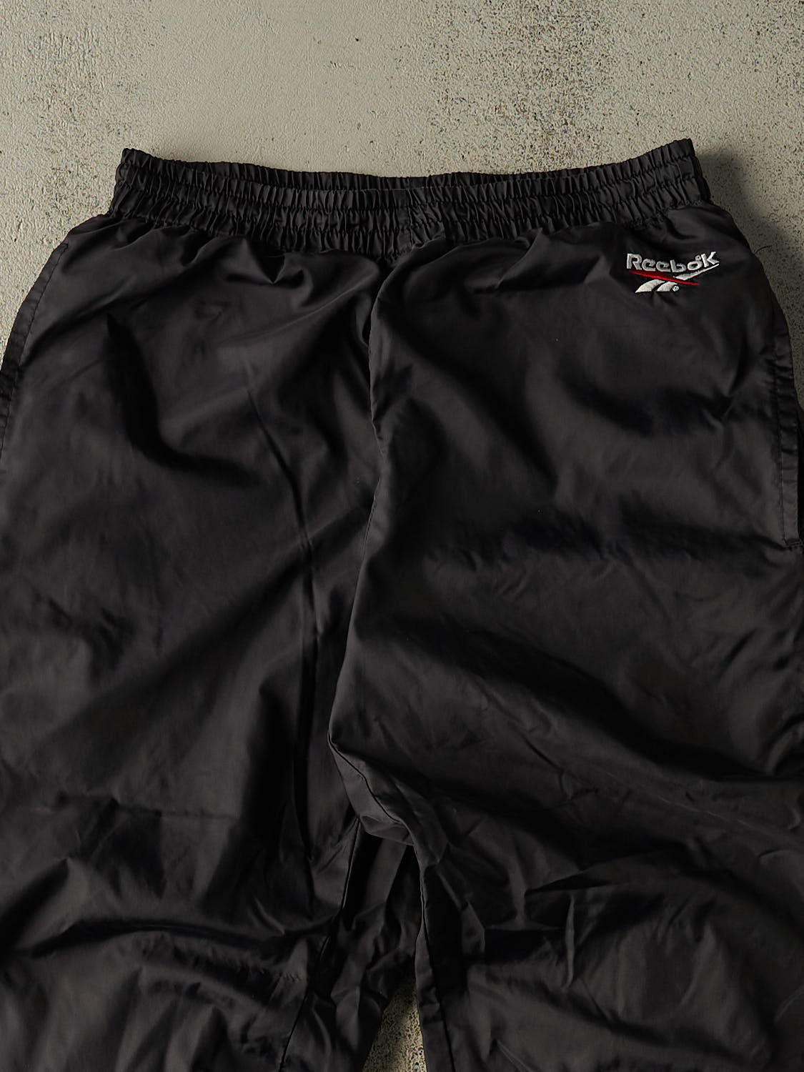 Vintage 90s Black Reebok Track Pants (26x28)