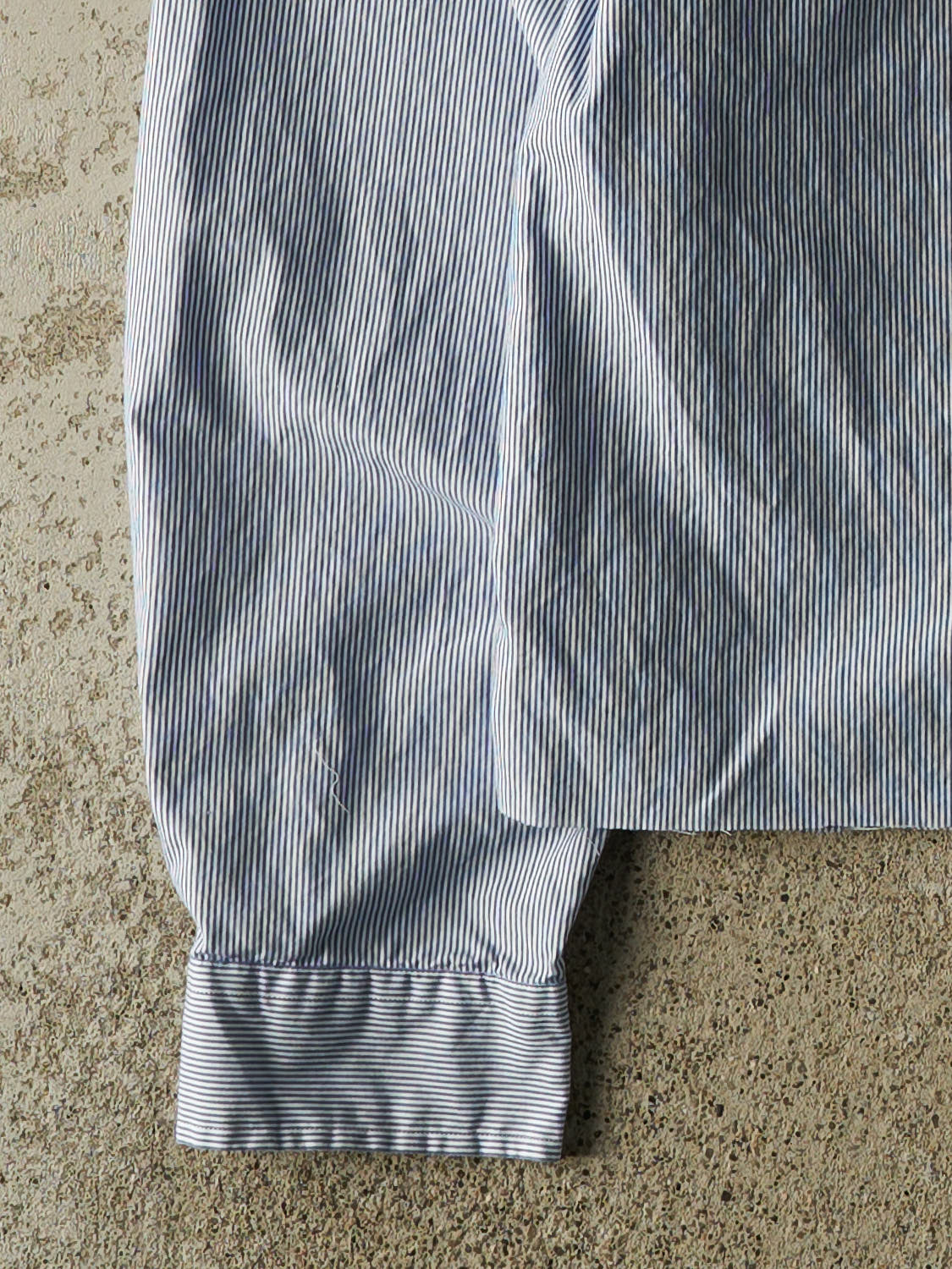 Vintage 90s Blue Gap Cropped Button Up Long Sleeve (S/M)