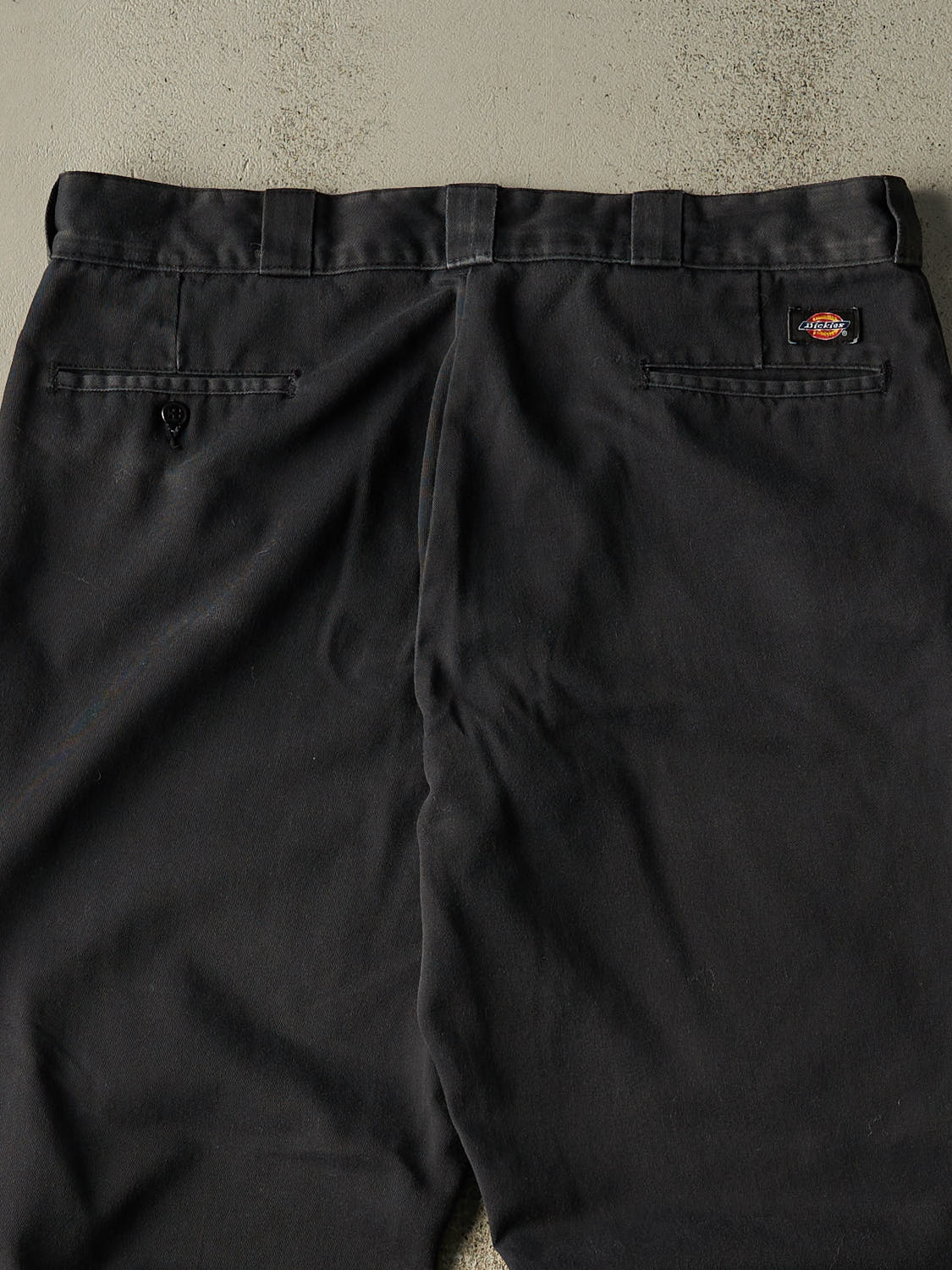 Vintage 90s Faded Black Dickies 874 Work Pants (38x29)