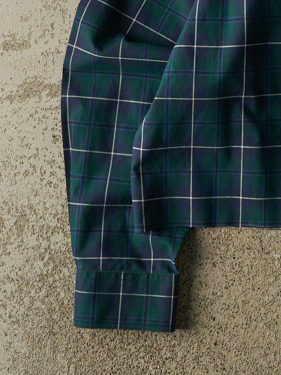 Vintage 90s Green LL Bean Cropped Button Up Long Sleeve (S/M)