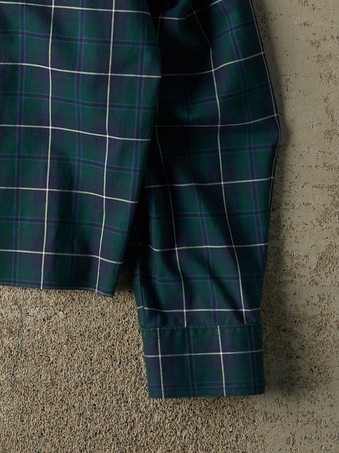 Vintage 90s Green LL Bean Cropped Button Up Long Sleeve (S/M)