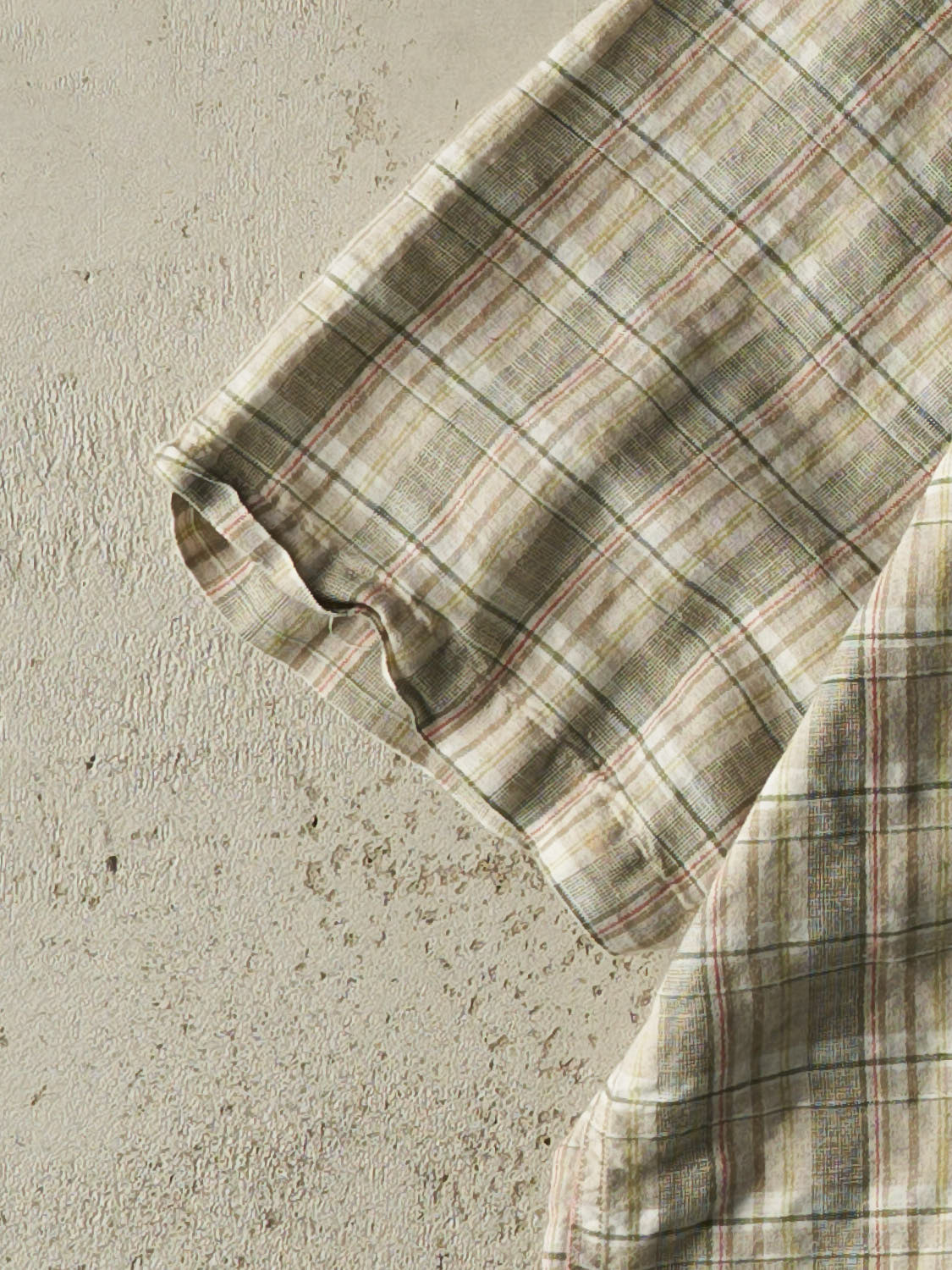 Vintage 90s Beige Nautica Cropped Button Up Tee (XL)