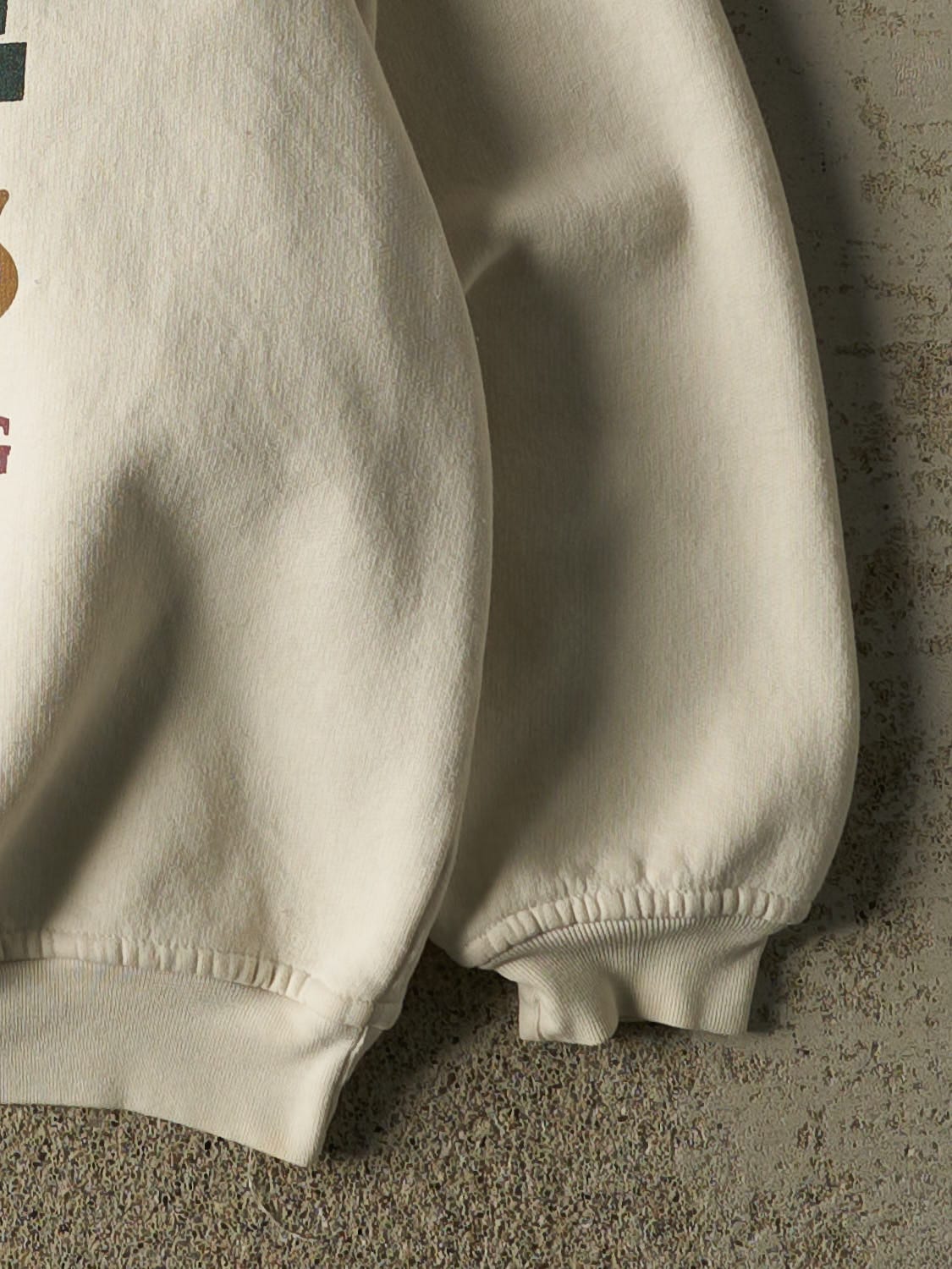 Vintage 90s Beige Superior Lake Crewneck (M)