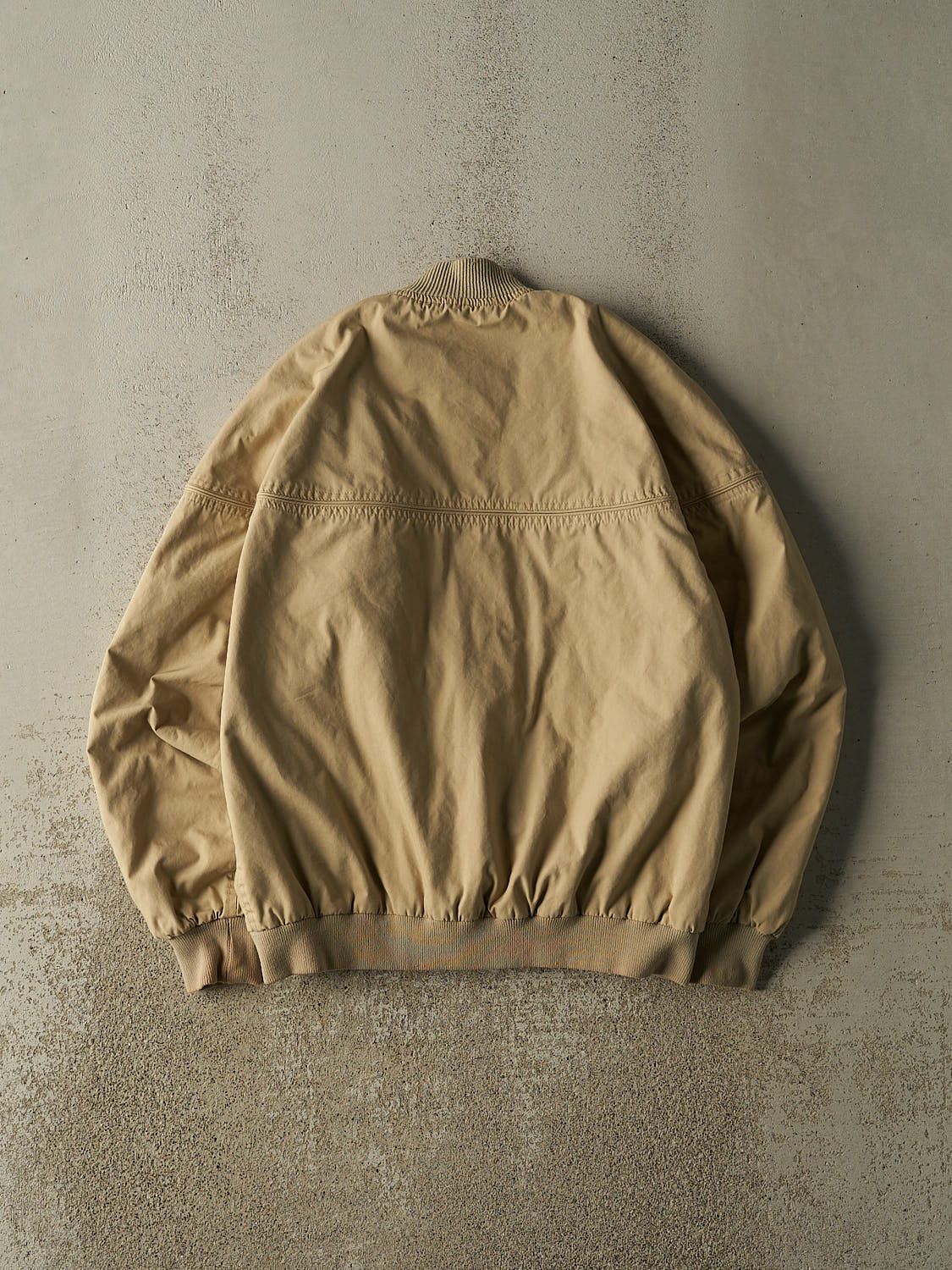 Vintage 80s Beige Harrington Bomber Jacket (M/L)