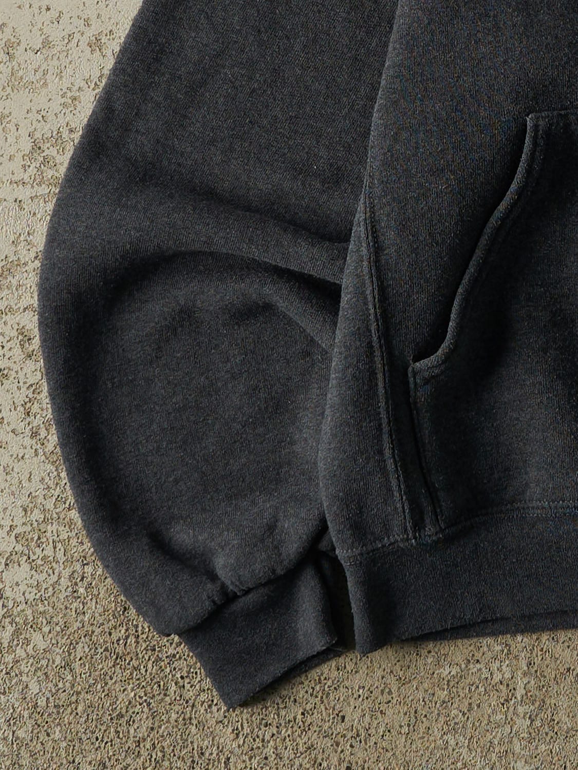 Vintage Y2K Charcoal Grey Russell Athletic University of PEI Hoodie (S)