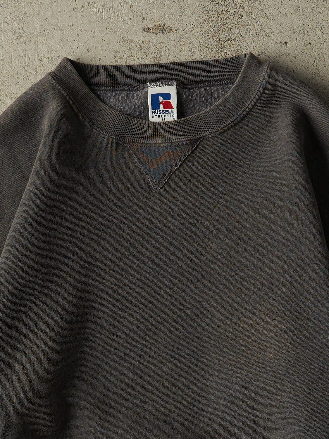 Vintage 90s Grey Russell Athletic Blank Crewneck (S/M)