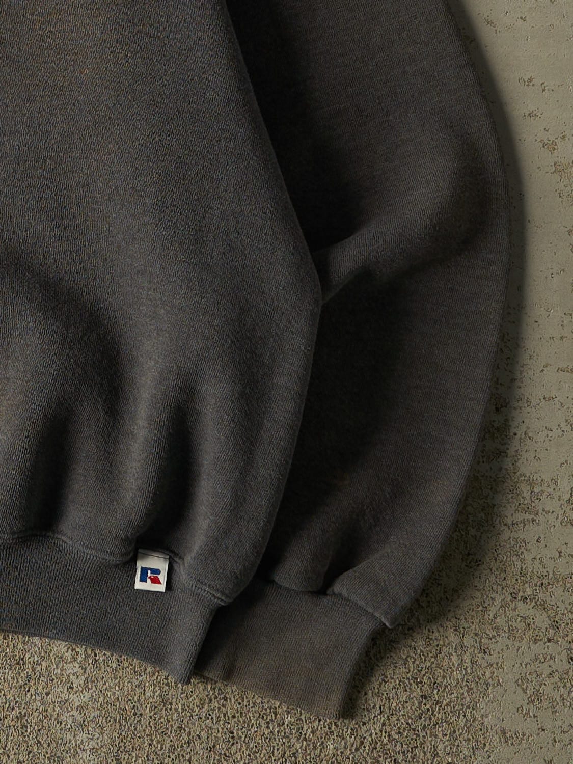 Vintage 90s Grey Russell Athletic Blank Crewneck (S/M)