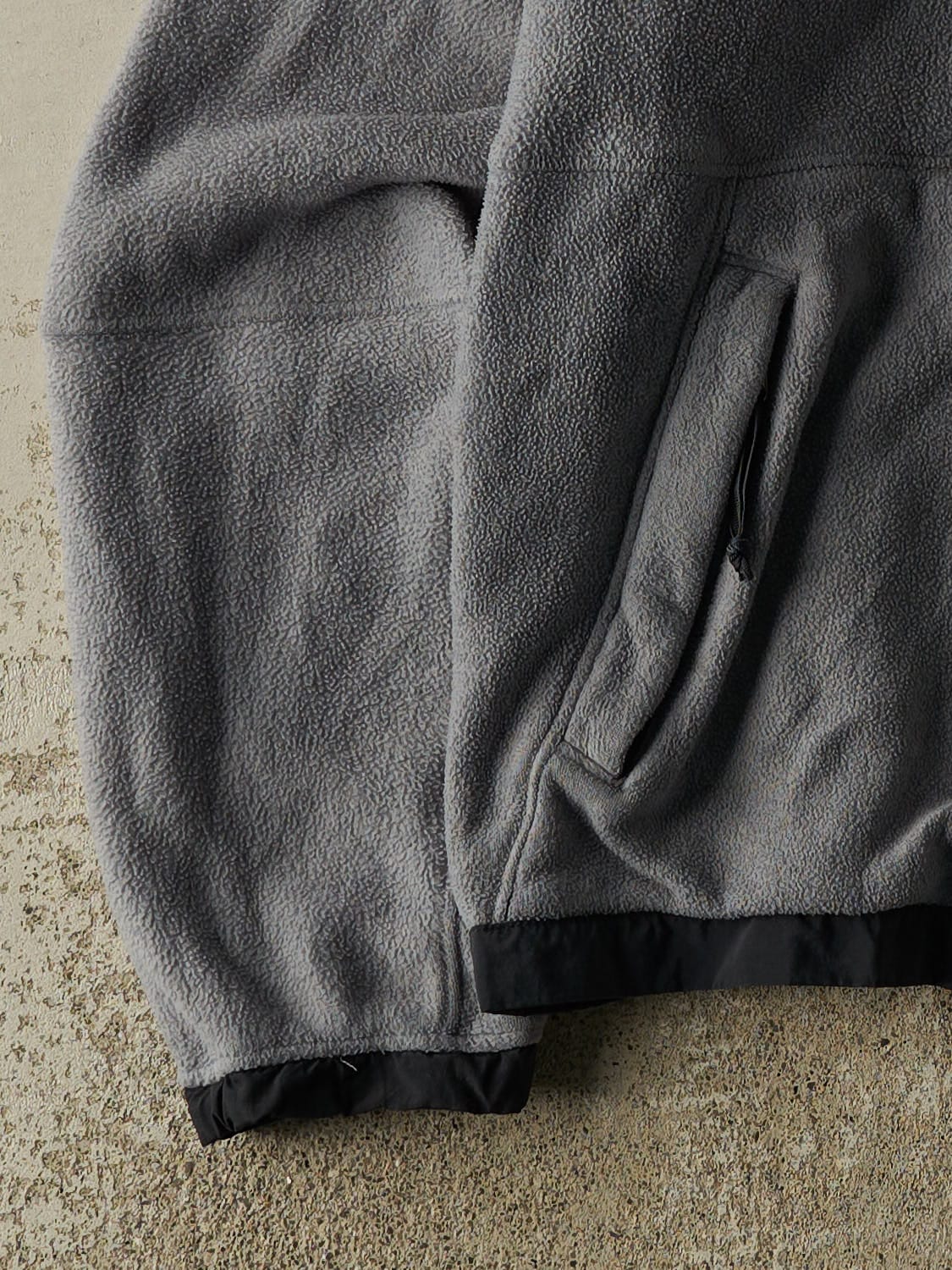 Vintage 90s Grey The North Face Zip Up Fleece (M/L)