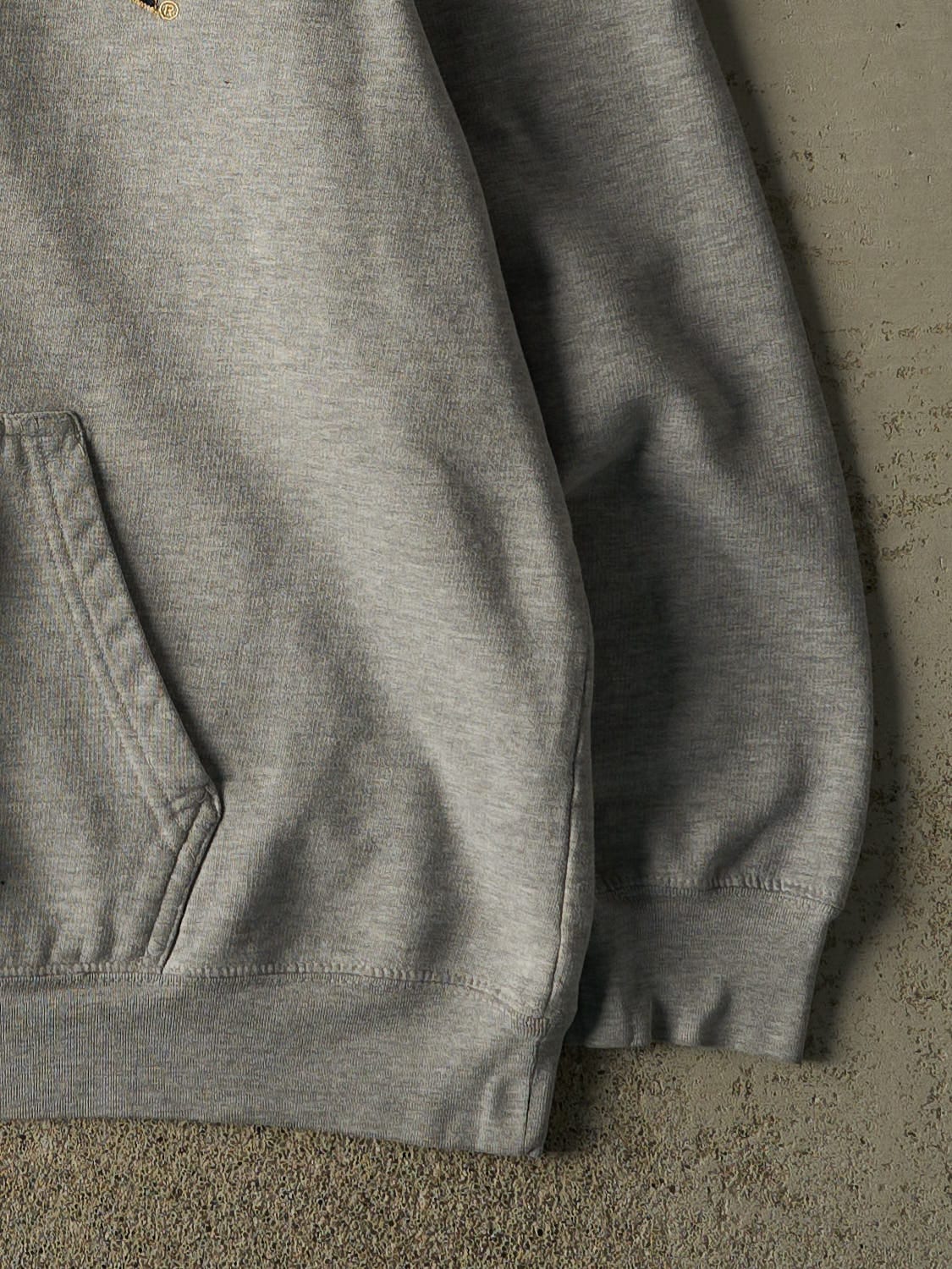 Vintage 90s Grey University of Notre Dame Hoodie (XL)