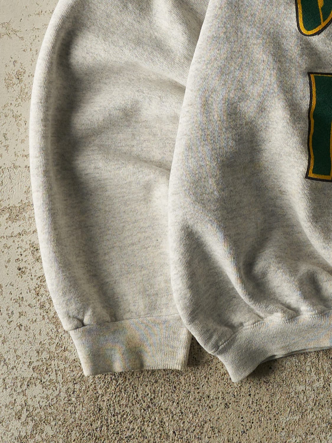 Vintage 96' Heather Grey Green Bay Packers NFC Champions Crewneck (M)