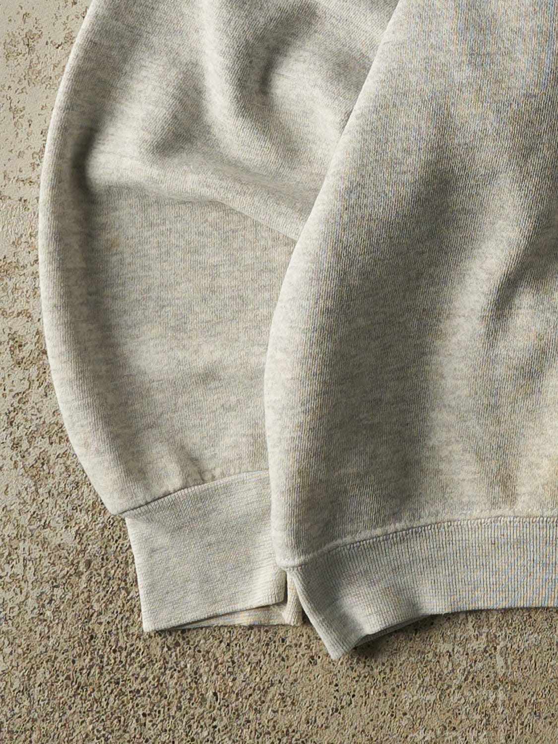 Vintage 80s Heather Grey Virginia Polytechnic Crewneck (M/L)