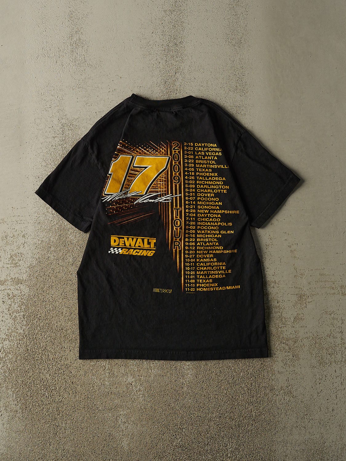 Vintage 09' Black Matt Kenseth Nascar Tee (S/M)