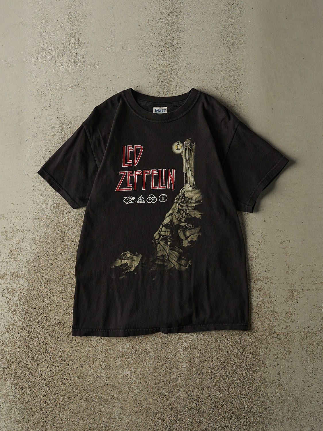 Vintage 03' Black Led Zeppelin Band Tee (S/M)