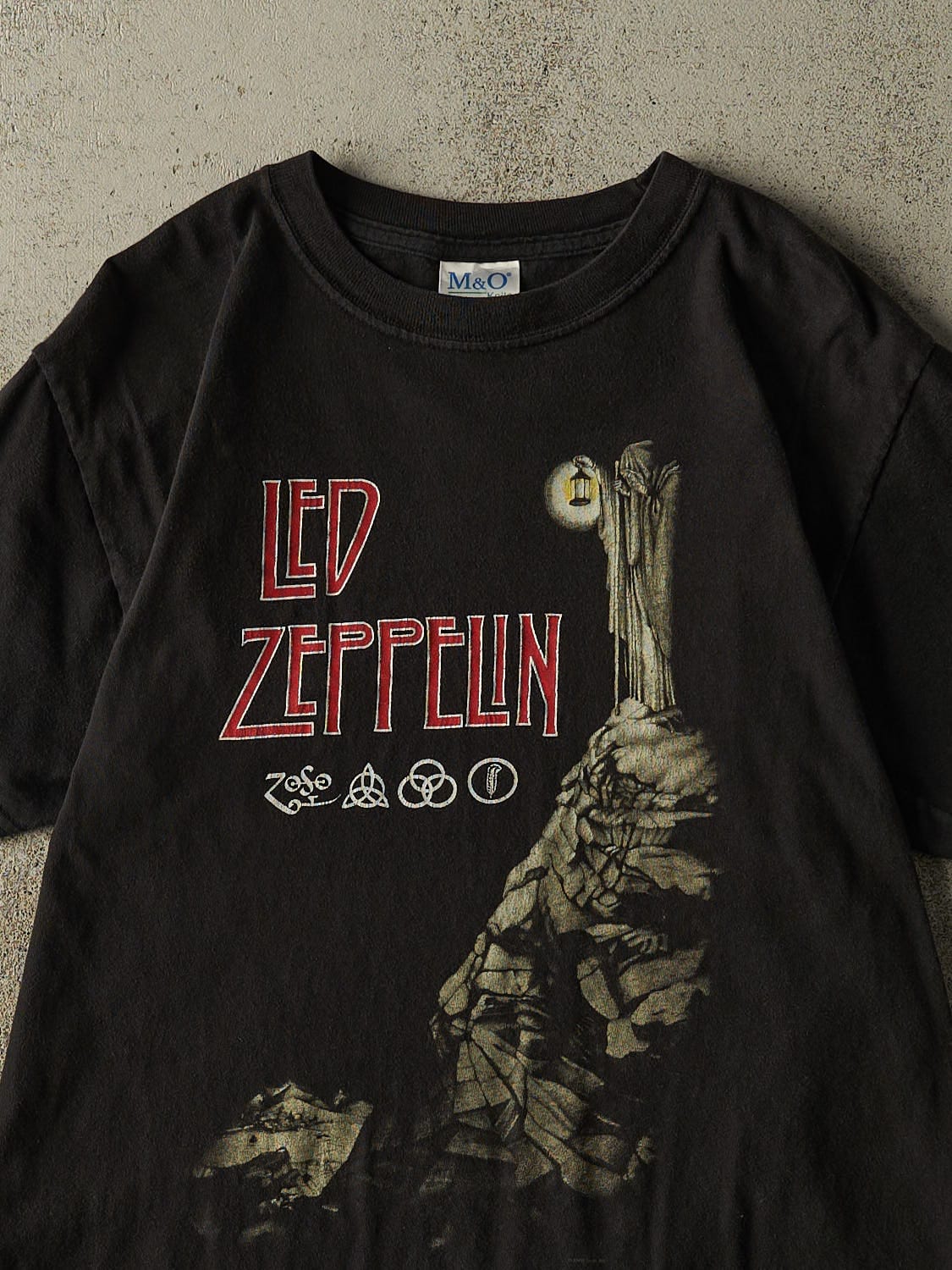 Vintage 03' Black Led Zeppelin Band Tee (S/M)