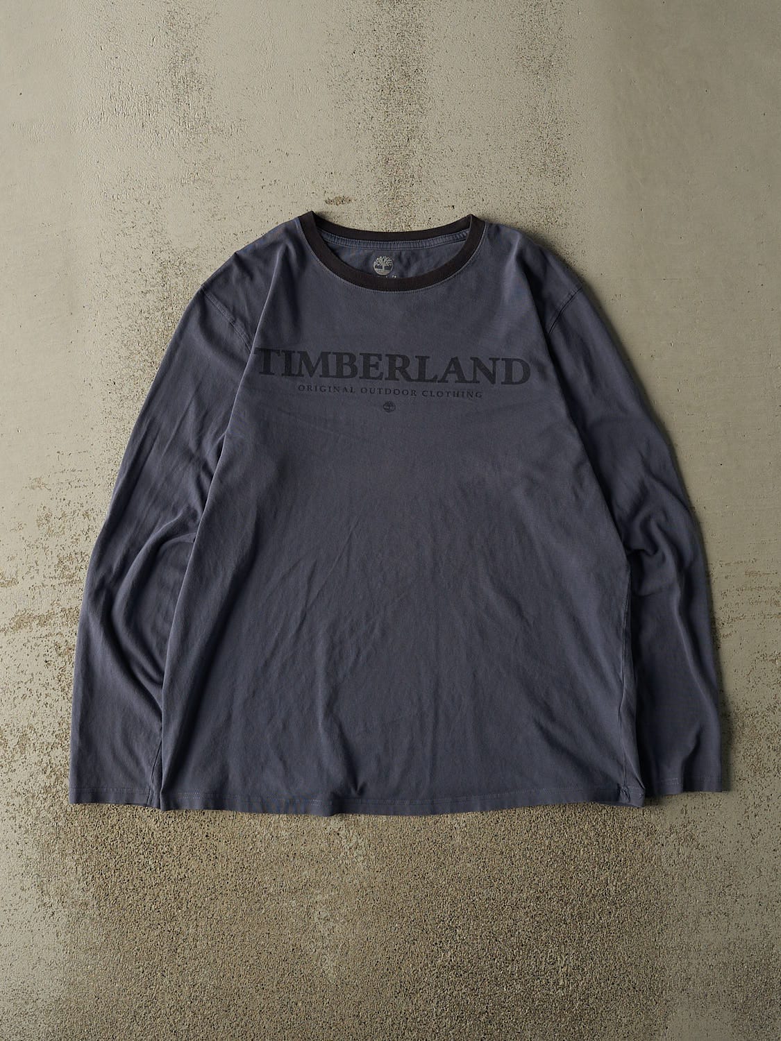 Vintage Y2K Blue Timberland Long Sleeve (L)