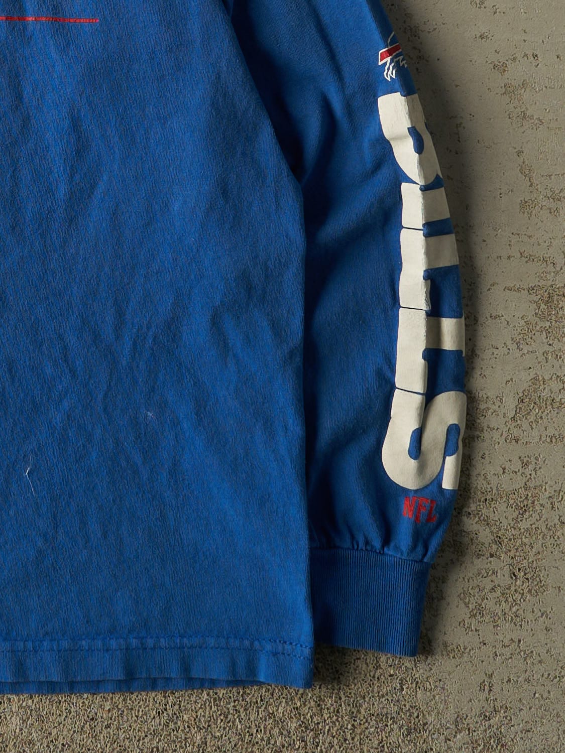 Vintage Y2K Blue Buffalo Bills Long Sleeve (S/M)