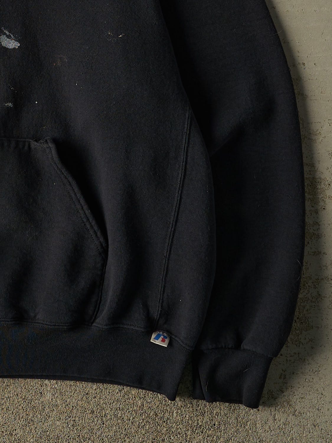 Vintage Y2K Black Russell Athletic Zip Up Hoodie (XL/XXL)