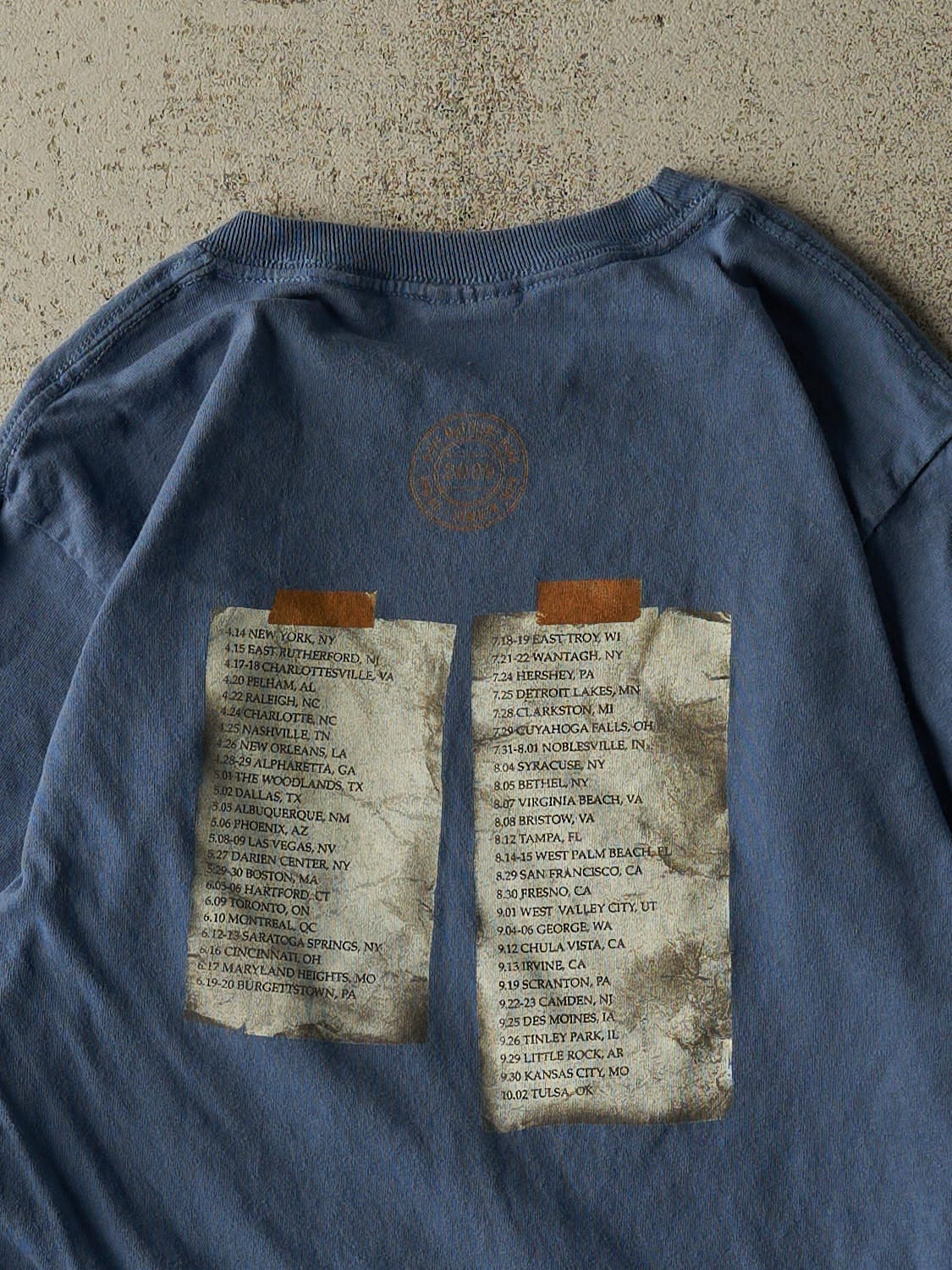 Vintage 09' Slate Blue Dave Matthews Band Long Sleeve (XS/S)