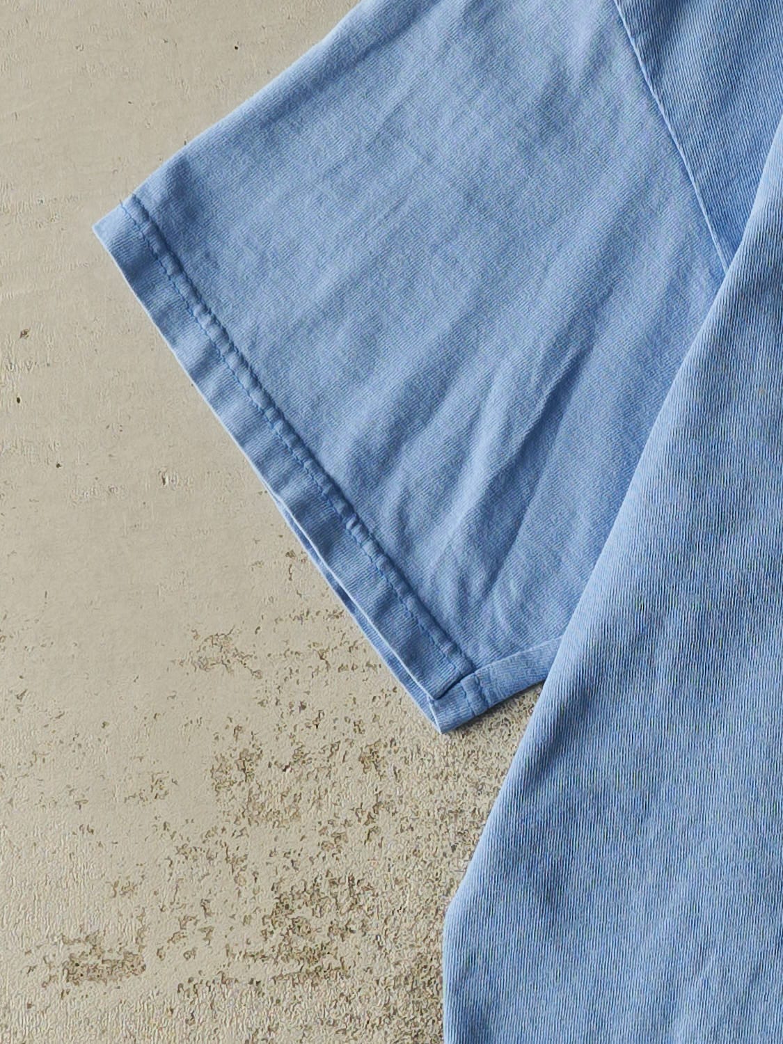 Vintage 90s Baby Blue Nike Logo Tee (XL)