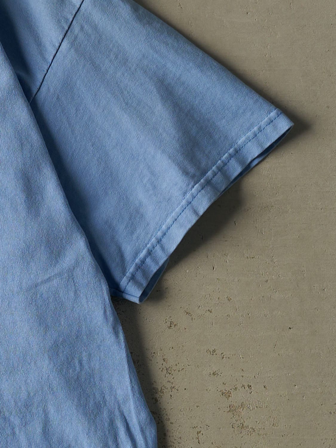 Vintage 90s Baby Blue Nike Logo Tee (XL)