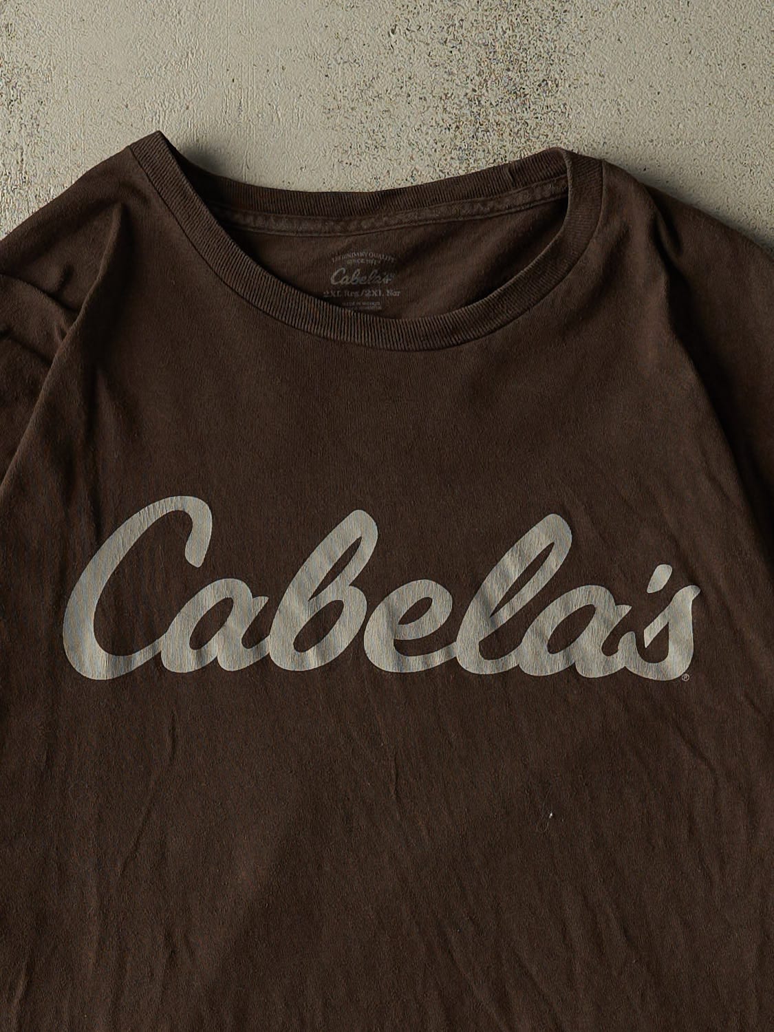Vintage Y2K Brown Cabela's Tee (XL/XXL)