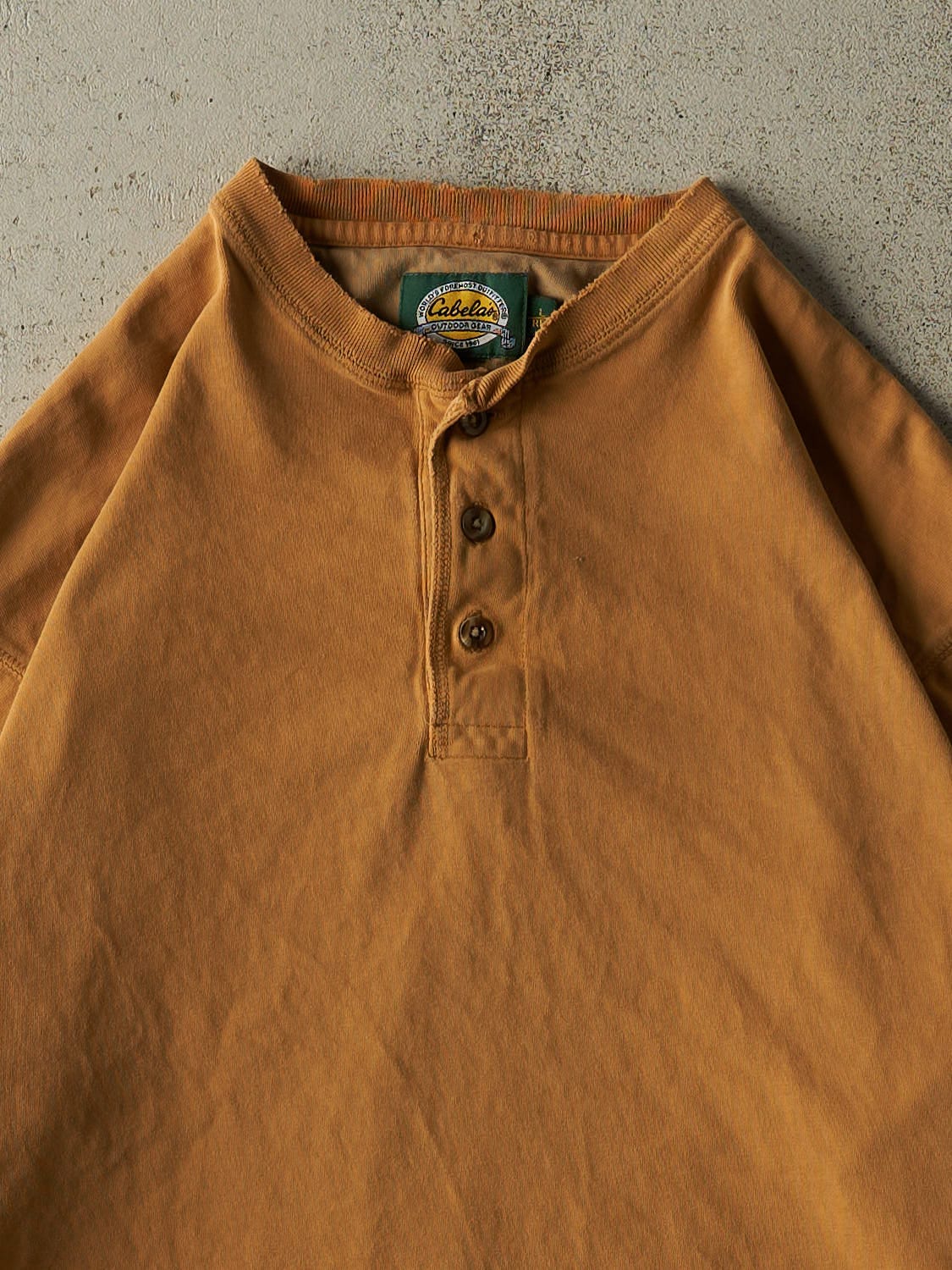 Vintage 90s Camel Cabela's Quarter Button Long Sleeve (L/XL)