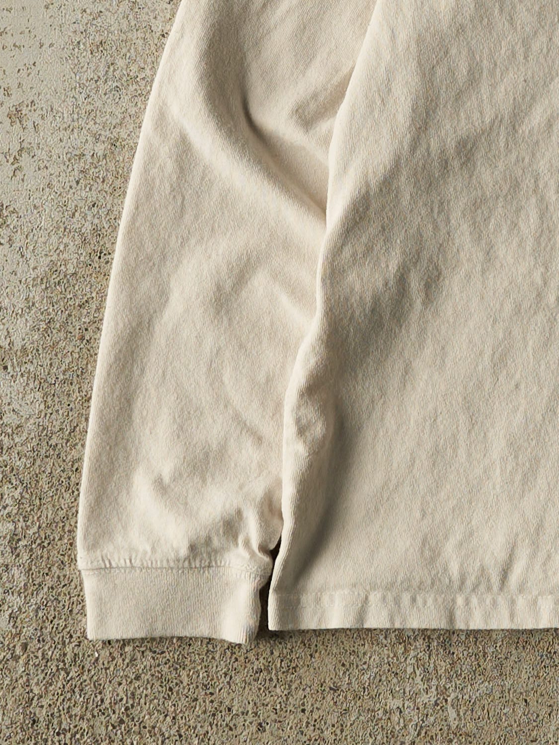 Vintage Y2K Beige Carhartt Long Sleeve (S)