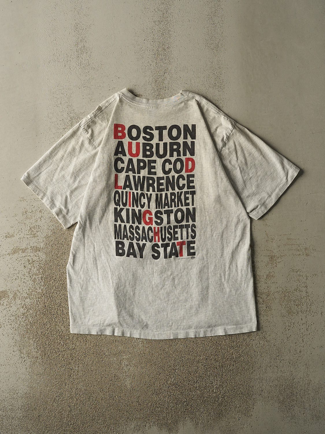 Vintage 90s Heather Grey Bud Light Boston Tee (XL)