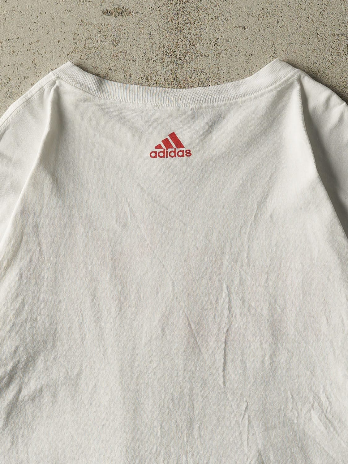 Vintage 02' White Boston Red Sox Tee (XXL)