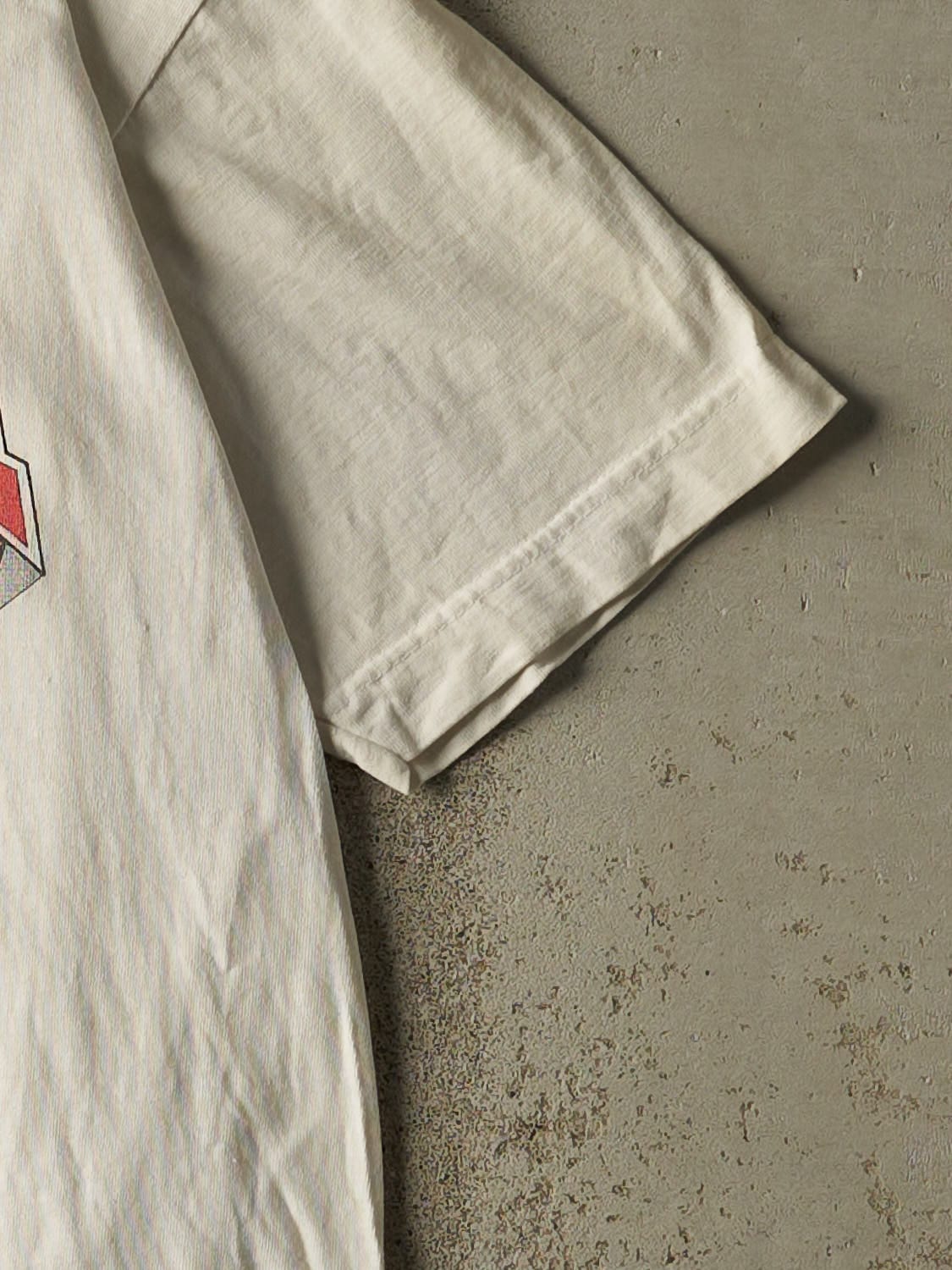 Vintage 97' Beige Detroit Red Wings Stanley Cup Champions Tee (M)