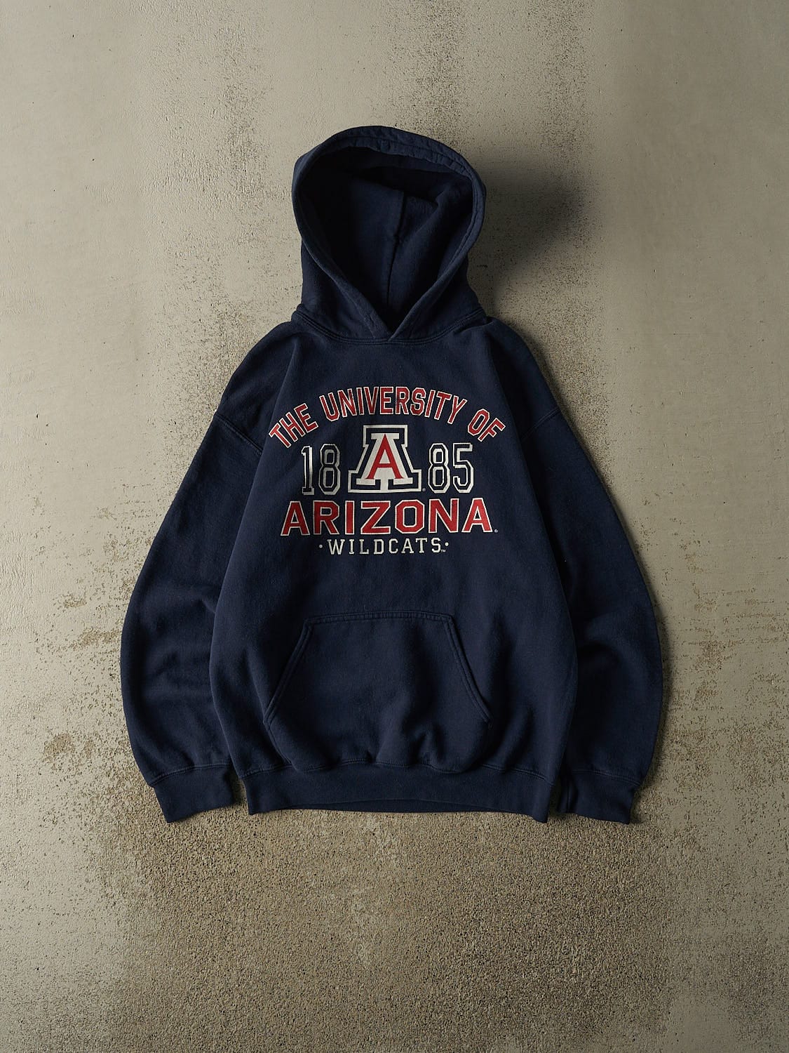 Vintage Y2K Navy Blue University of Arizona Hoodie (S/M)